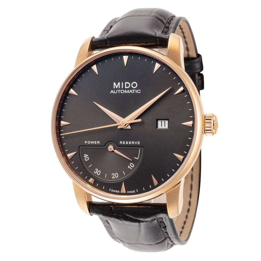 title:Mido Men's M86053134 Baroncelli 42mm Automatic Watch;color:Black