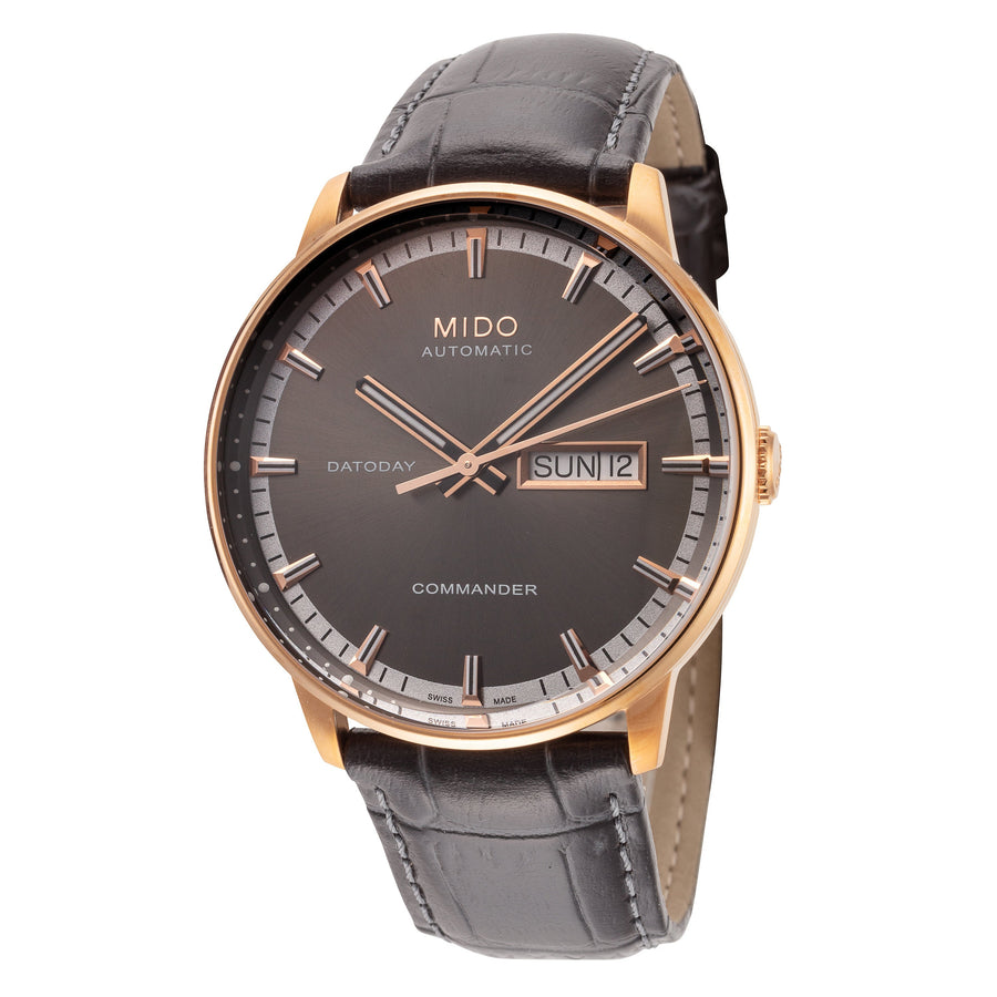 title:Mido Men's M0164303606180 Commander 40mm Automatic Watch;color:Silver
