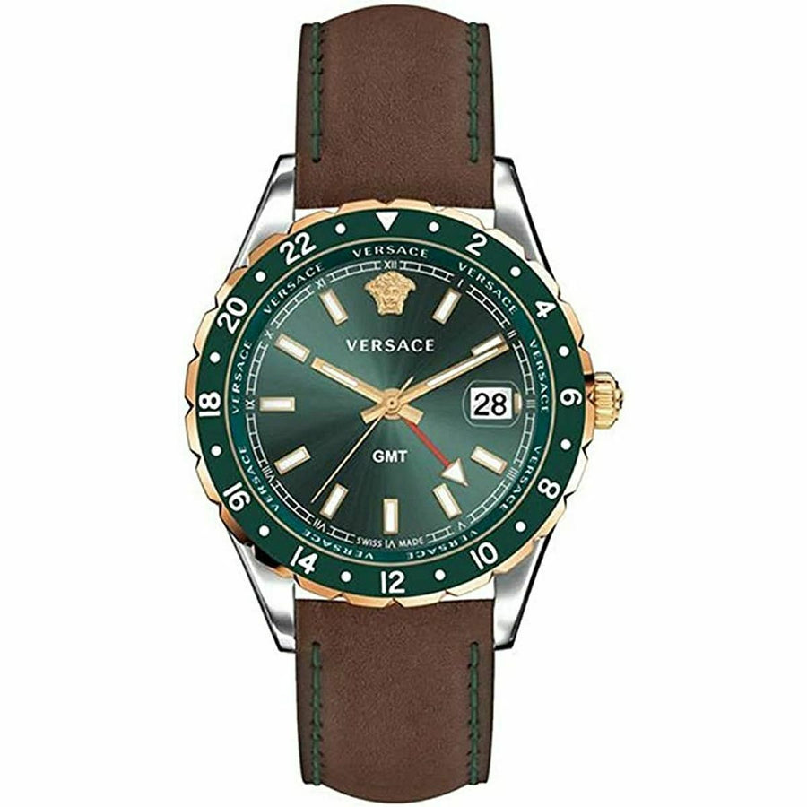 title:Versace Men's V11090017 Hellenyium 42mm Quartz Watch;color:Green