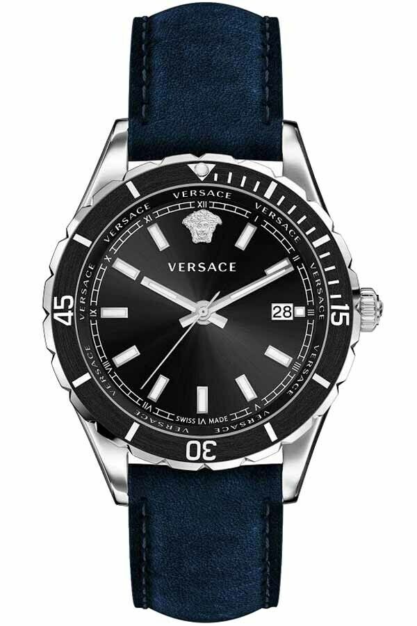 title:Versace Men's VE3A00220 Hellenyium 42mm Quartz Watch;color:Blue