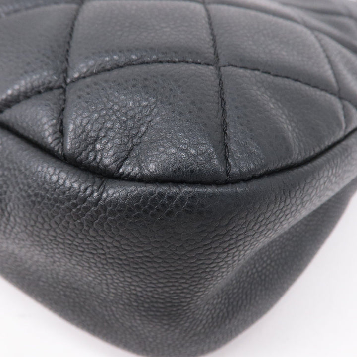 Top Quality Chanel Matelasse Caviar Skin Chain Tote Bag Shoulder Bag Black