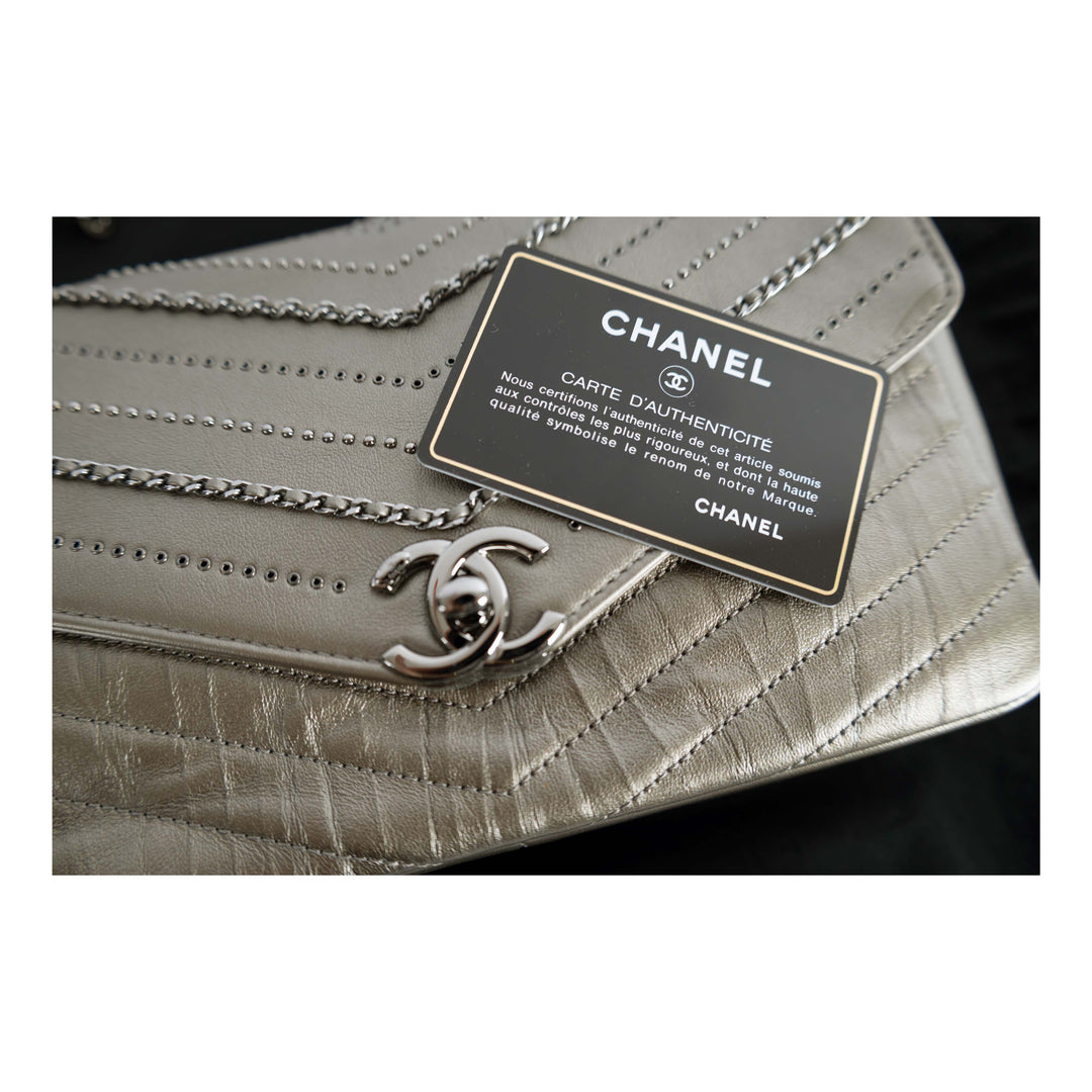 Top Quality Chanel Top Quality Chanel Embelished 'Chain Sequins' Chevron New Bag