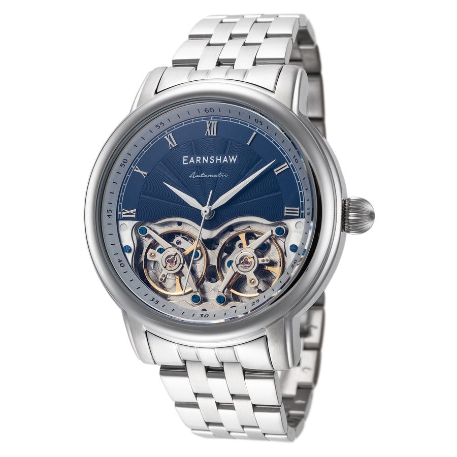 title:Thomas Earnshaw Men's ES-8255-22 Armstrong 42mm Automatic Watch;color:Silver
