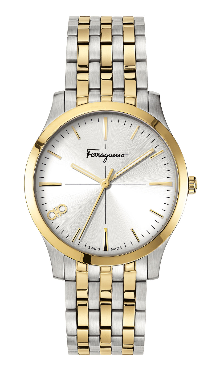 title:Ferragamo Women's Slim 35mm Quartz Watch SFUC00421;color:Silver and Gold