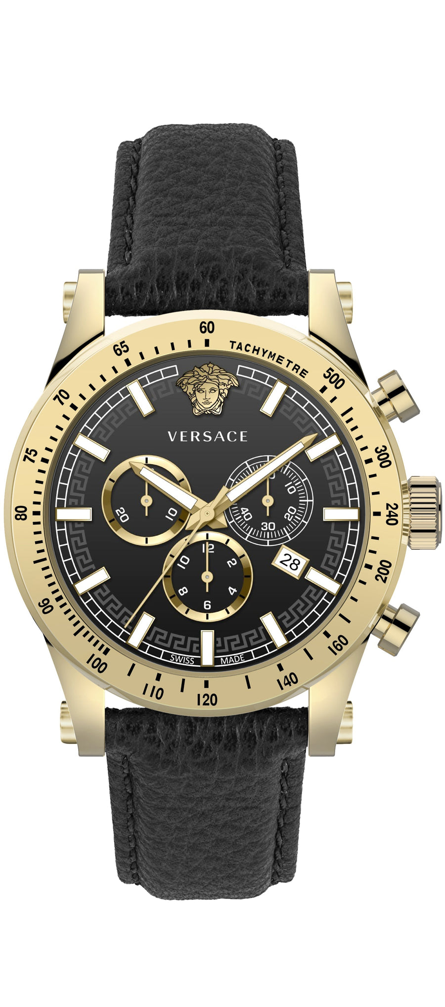 Versace Men's VEV800821 Chrono Sporty 44mm Quartz Watch - Ruumur