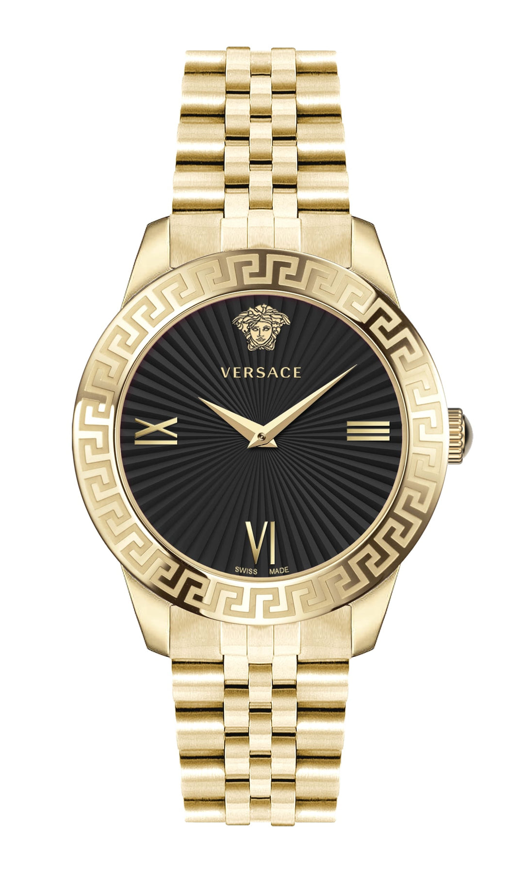 Versace Women's VEVC01121 Greca Signature 38mm Quartz Watch - Ruumur