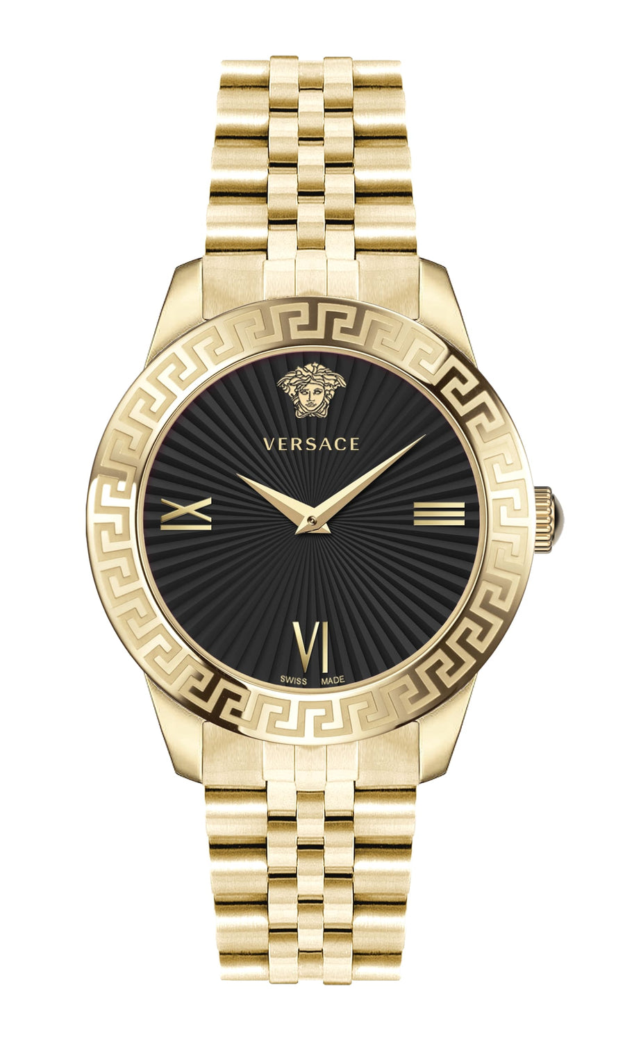 Versace Women's VEVC01121 Greca Signature 38mm Quartz Watch - Ruumur