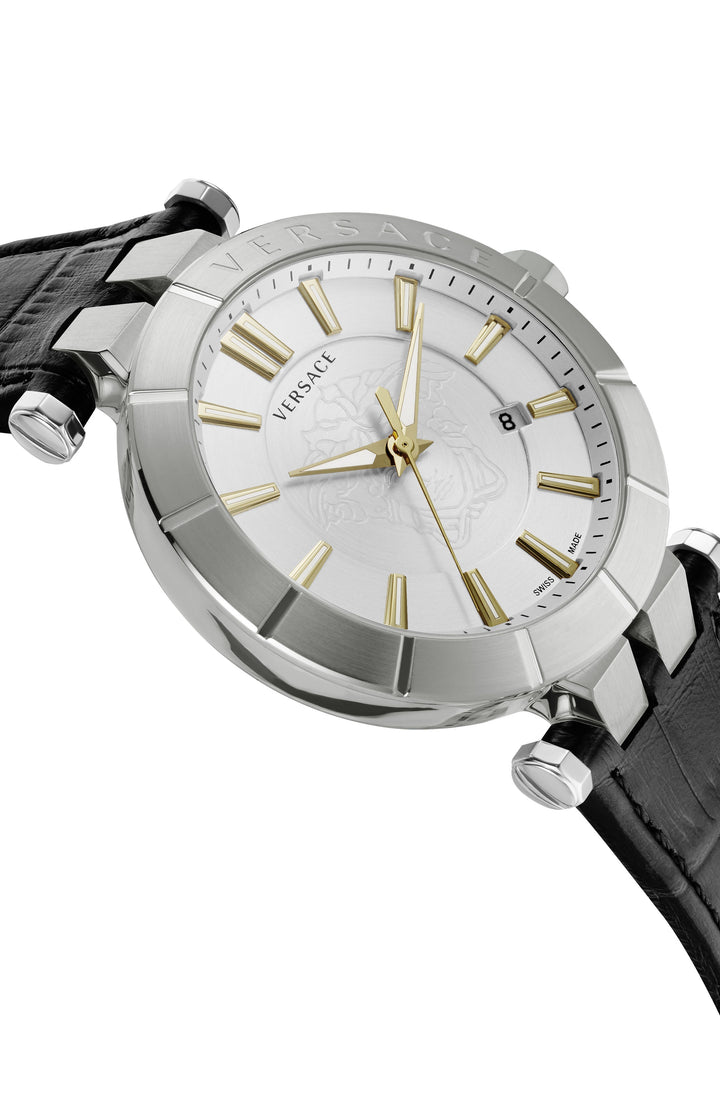Versace Men's V-Race 43mm Quartz Watch