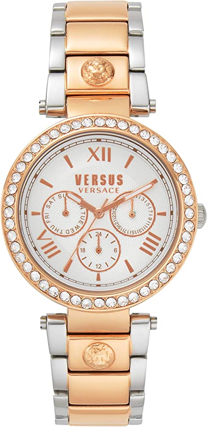 title:Versus Versace Women's VSPCA5521 Camden Market 38mm Quartz Watch;color:Rose Gold