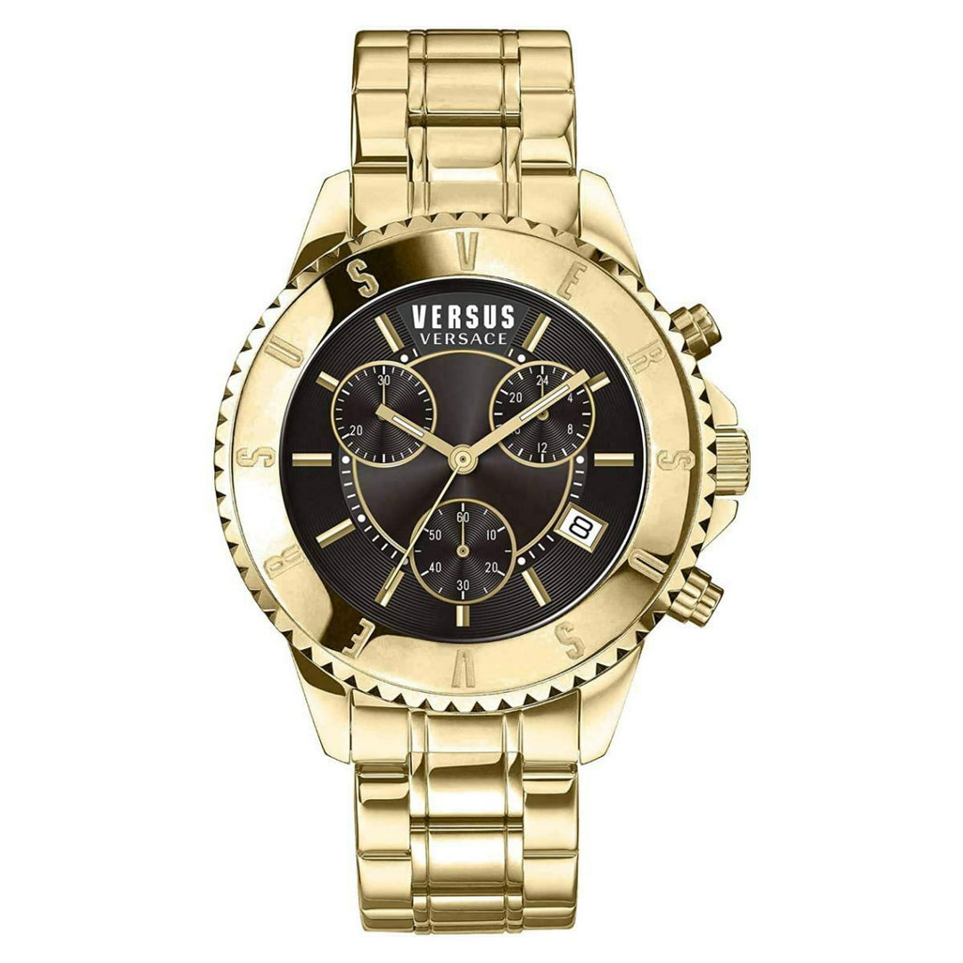 title:Versus Versace Men's VSPGN2419 Tokyo 45mm Quartz Chronograph Watch;color:Black