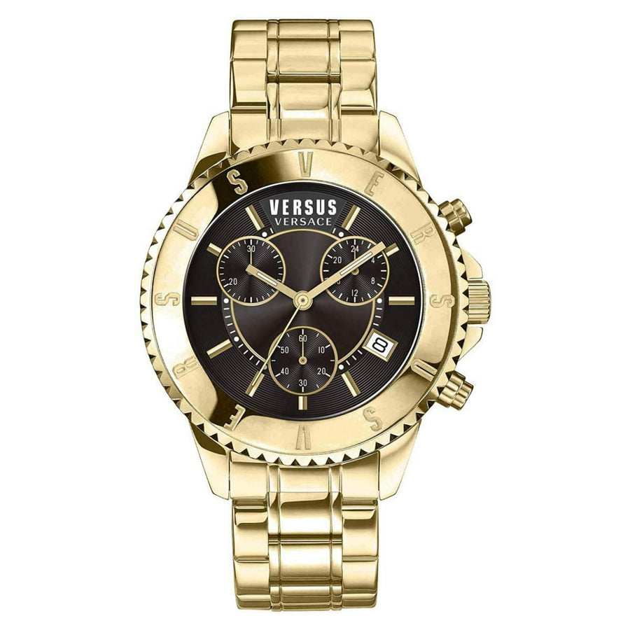 title:Versus Versace Men's VSPGN2419 Tokyo 45mm Quartz Chronograph Watch;color:Black
