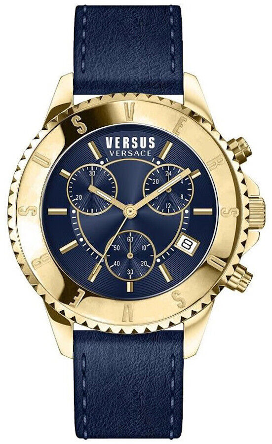 title:Versus Versace Men's VSPGN2619 Tokyo 45mm Quartz Chronograph Watch;color:Silver