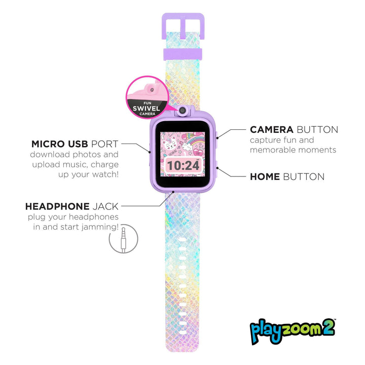 PlayZoom 2 Kids Smartwatch: Textured Holographic