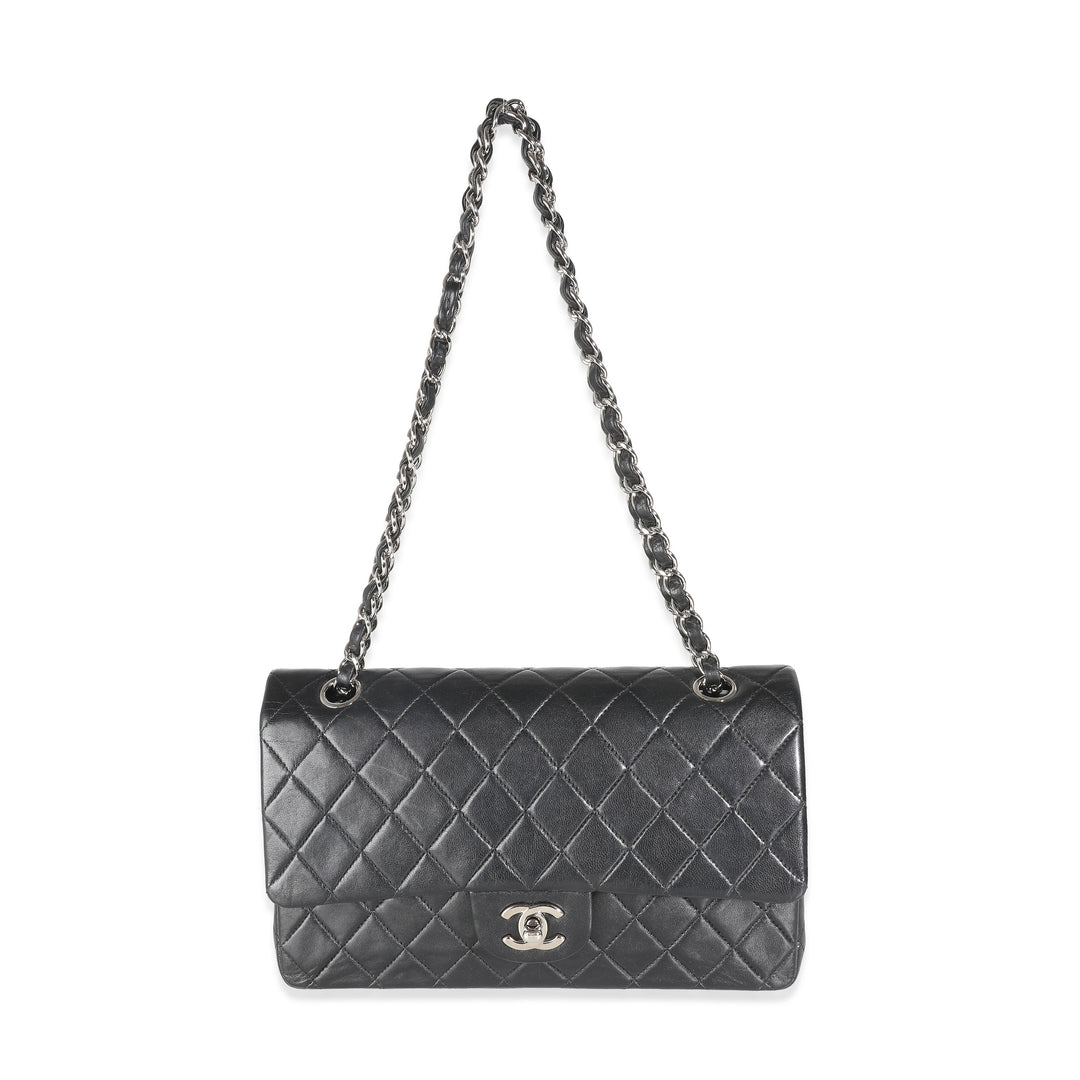 Chanel Black Quilted Lambskin Medium Classic Double New Bag