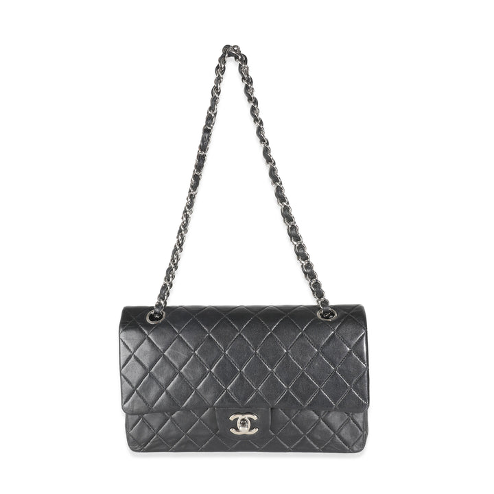 Chanel Black Quilted Lambskin Medium Classic Double New Bag