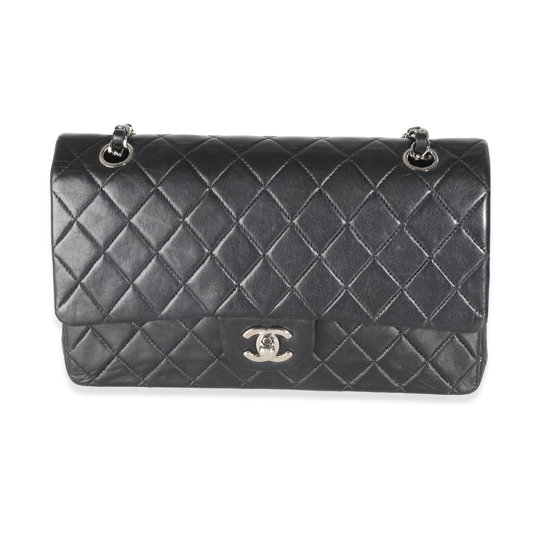 Chanel Black Quilted Lambskin Medium Classic Double New Bag