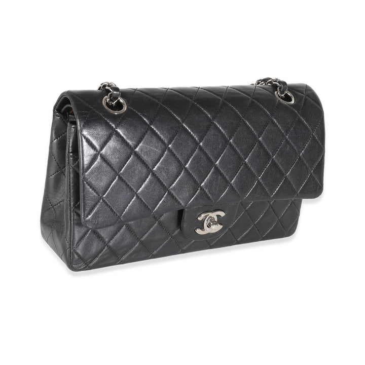 Chanel Black Quilted Lambskin Medium Classic Double New Bag