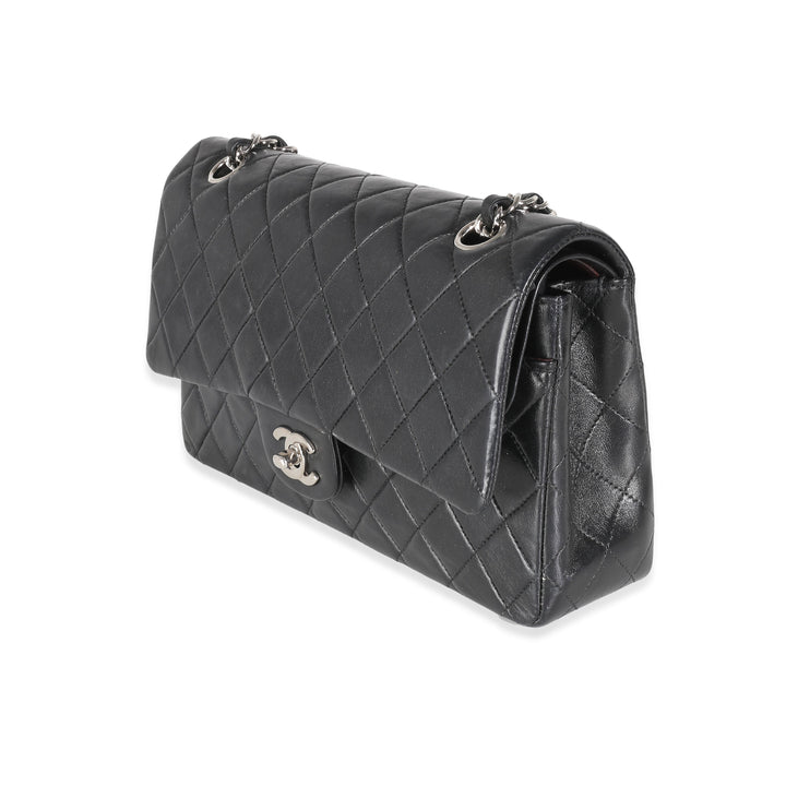 Chanel Black Quilted Lambskin Medium Classic Double New Bag