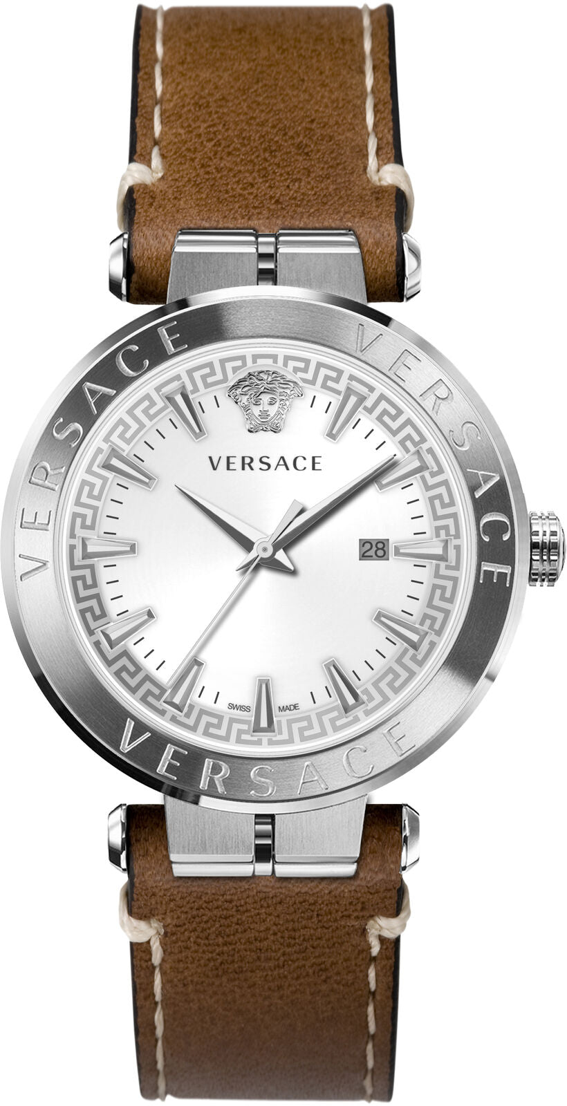 title:Versace Men's VE2F00121 Aion 44mm Quartz Watch;color:Brown