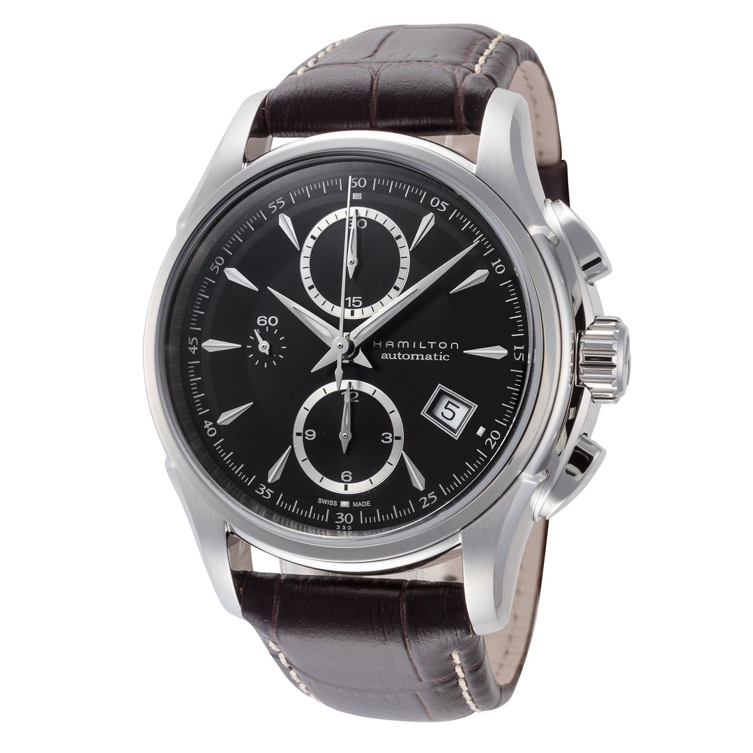 title:Men's Stainless Steel, 100 m (330 feet) Water Resistance Automatic Watch;color:Dark Brown