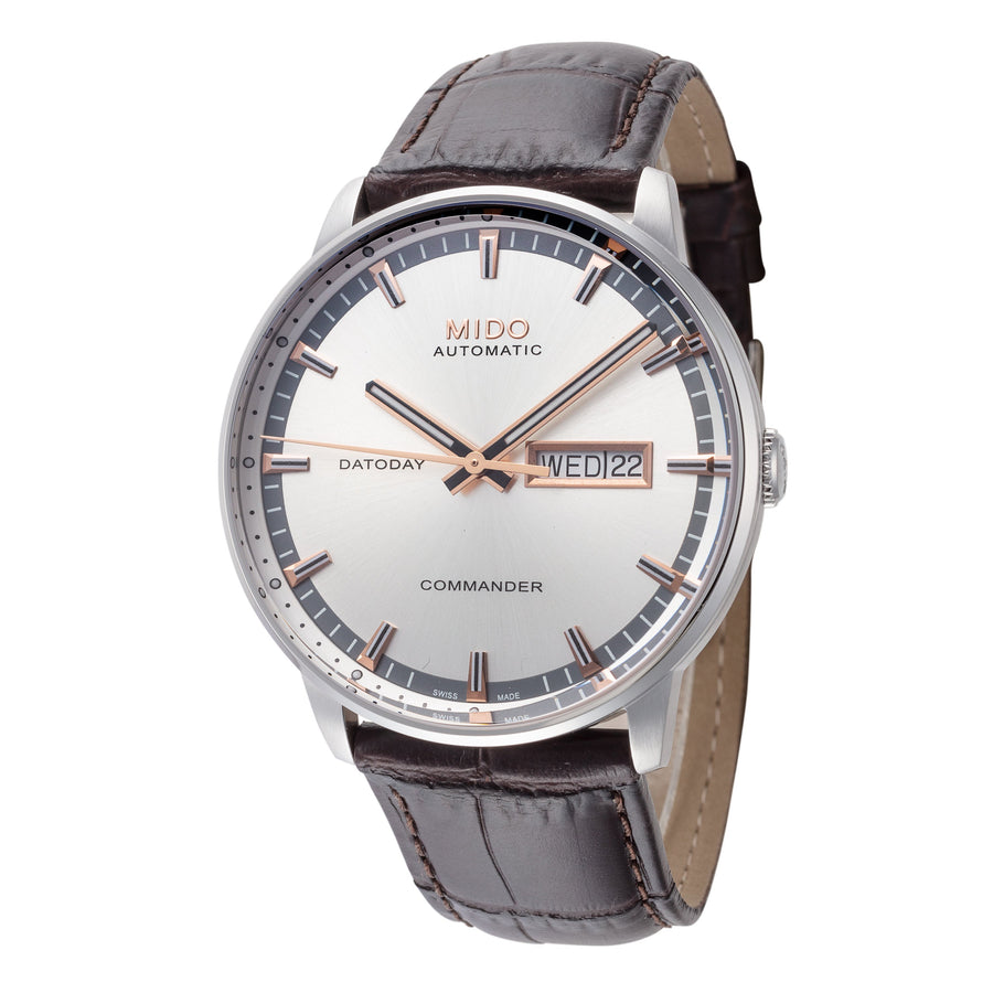 title:Mido Men's M0164301603180 Commander II 40mm Automatic Watch;color:Brown