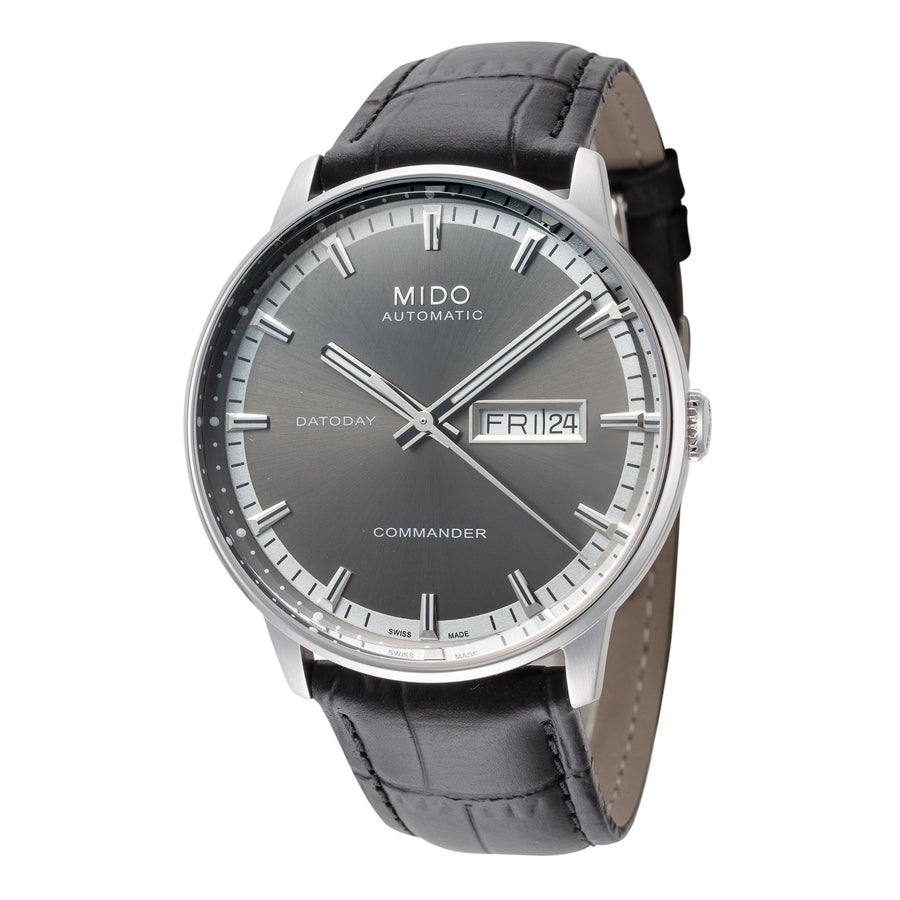 title:Mido Men's M0164301606180 Commander II 40mm Automatic Watch;color:Black