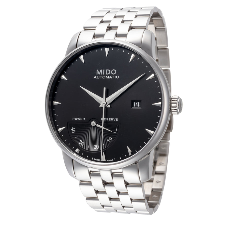title:Mido Men's M86054181 Baroncelli 42mm Automatic Watch;color:Silver