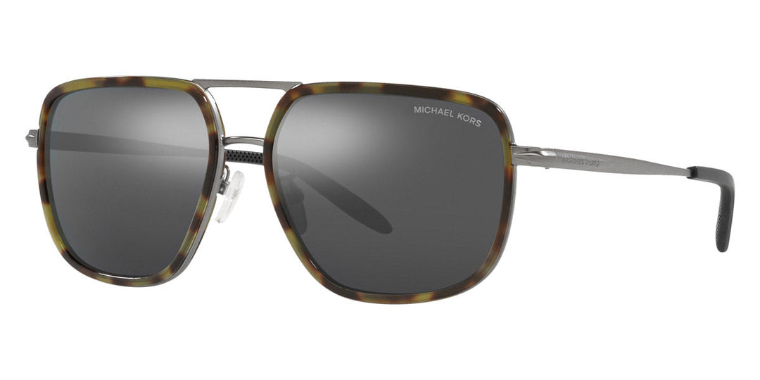 Michael Kors Men's MK1110-10026G Del Ray 59mm Matte Gunmetal Sunglasses