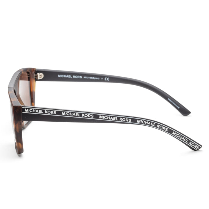 Michael Kors Men's MK2159-300673 Byron 55mm Matte Dark Tort Sunglasses