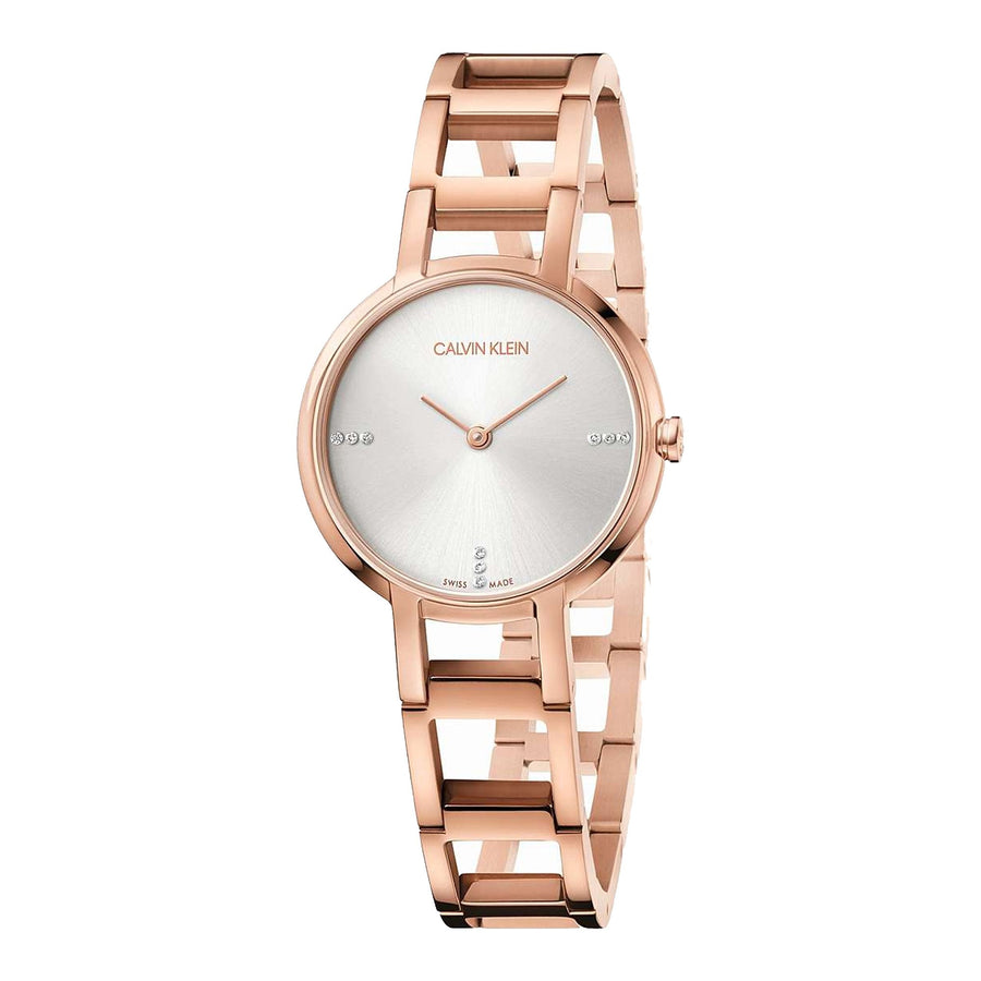 title:Calvin Klein Women's K8N2364W Cheer 32mm Quartz Watch;color:Rose Gold