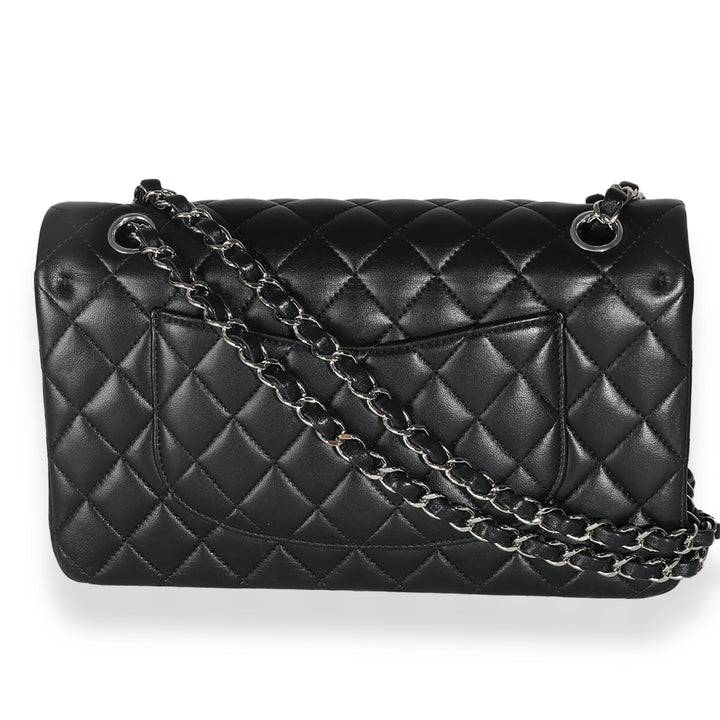Chanel Black Quilted Lambskin Medium Classic Double New Bag