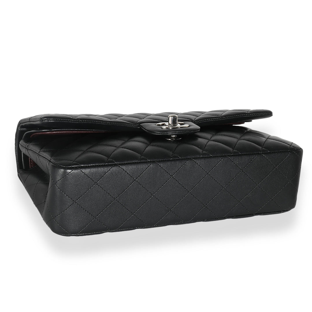 Chanel Black Quilted Lambskin Medium Classic Double New Bag