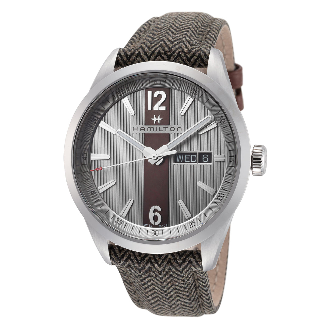 title:Hamilton Men's H43311985 40mm Quartz Watch;color:Green