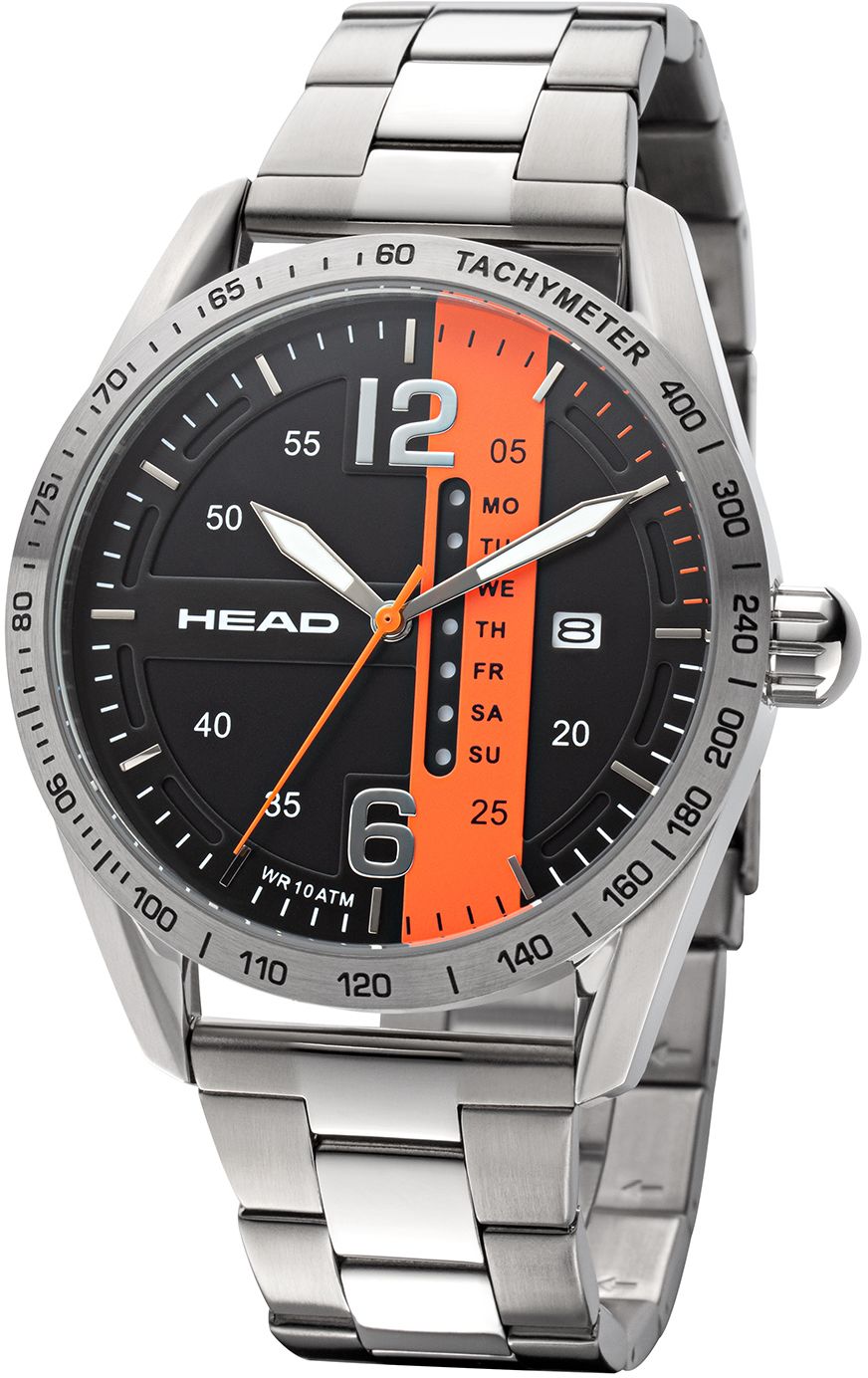 title:Head Men's H800221 Athens 44mm Quartz Watch;color:Silver