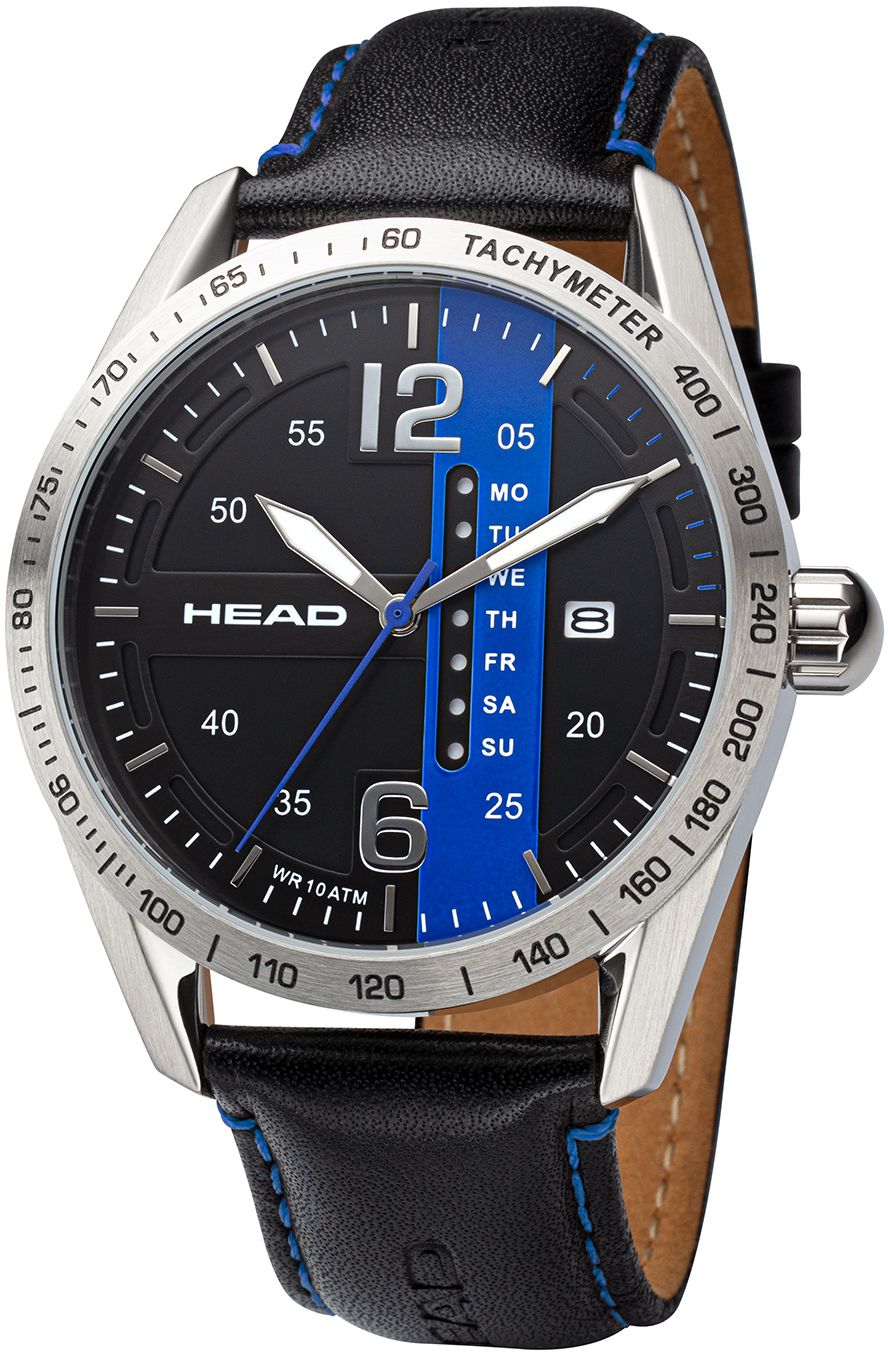 title:Head Men's H800212 Athens 44mm Quartz Watch;color:Black