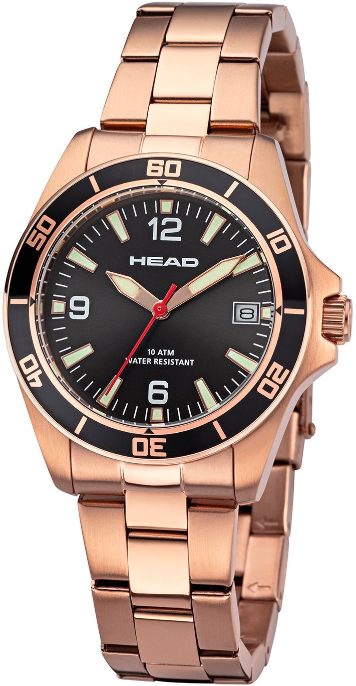 title:Head Men's H800416 Rome 34mm Quartz Watch;color:Rose Gold