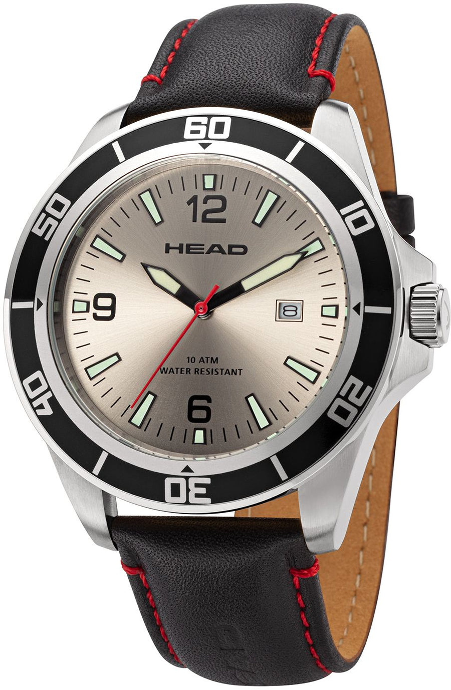 title:Head Men's H800412 Rome 44mm Quartz Watch;color:Black