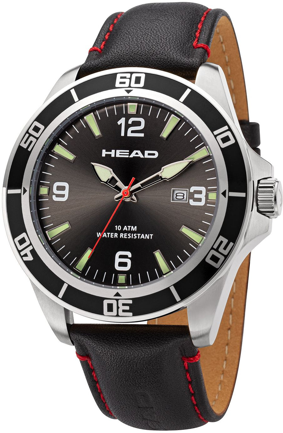 title:Head Men's H800410 Rome 44mm Quartz Watch;color:Black