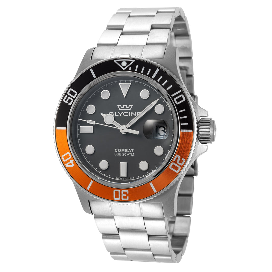 Glycine Men's Combat Sub 42mm Quartz Watch - Ruumur