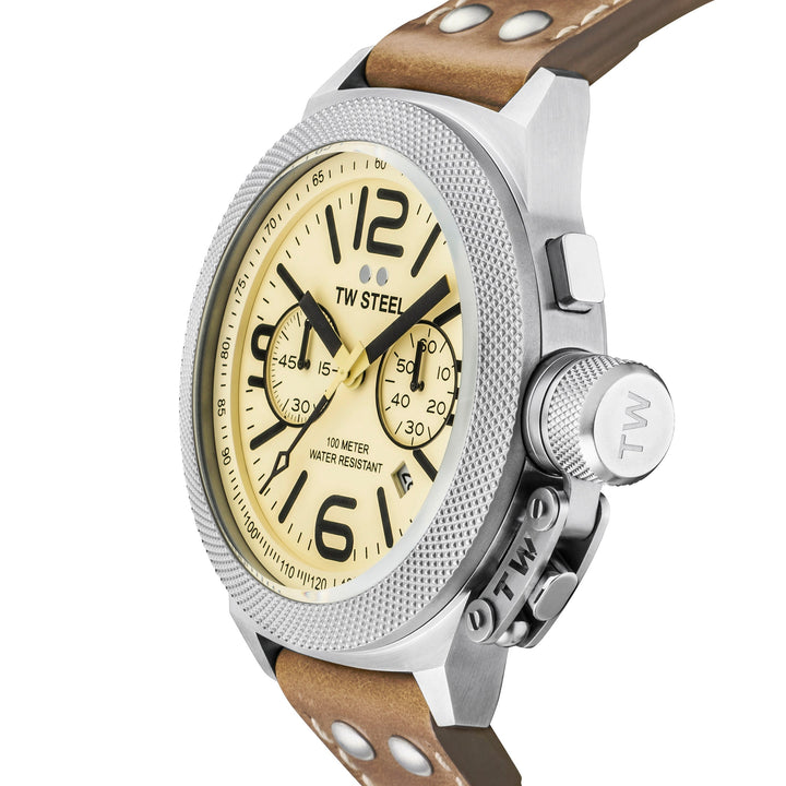 TW Steel Men's Canteen 45mm Quartz Chronograph Watch CS13