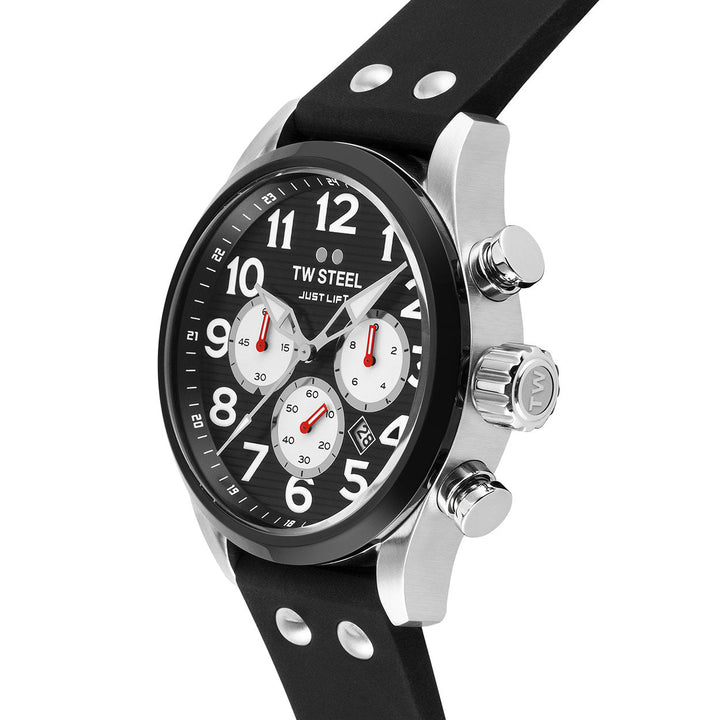 TW Steel Men's Simeon Panda 48mm Quartz Chronograph Watch