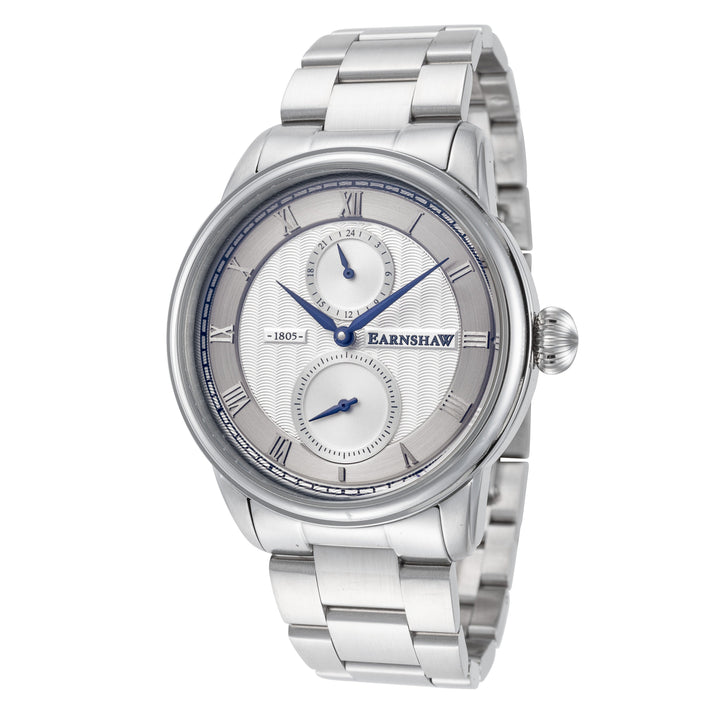 title:Thomas Earnshaw Men's ES-8106-22 Longitude 42mm Quartz Watch;color:Silver