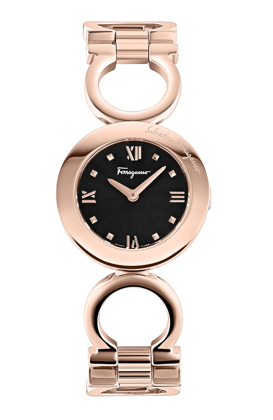 title:Ferragamo Women's SFYA01422 Gancino 28mm Quartz Watch;color:Rose Gold