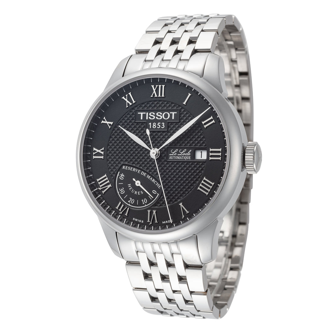 title:Tissot Men's T0064241105300 Le Locle 39.9mm Automatic Watch;color:Silver