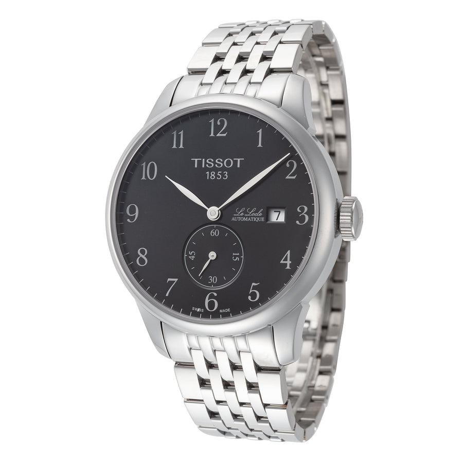 title:Tissot Men's T0064281105200 Le Locle 39.3mm Automatic Watch;color:Black