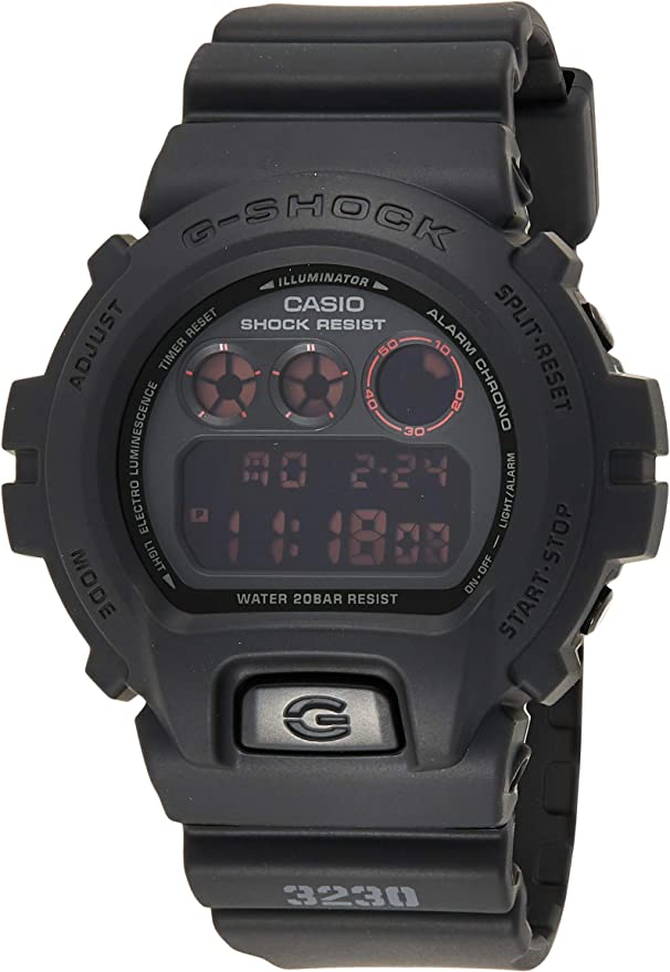 title:Casio Men's DW-6900MS-1HDR G-Shock 53.2mm Quartz Watch;color:Black