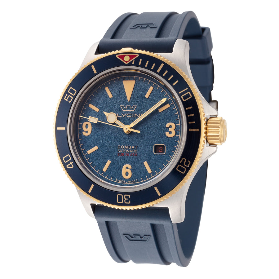 Glycine Men's Combat Sub 42mm Automatic Watch GL0418 - Ruumur