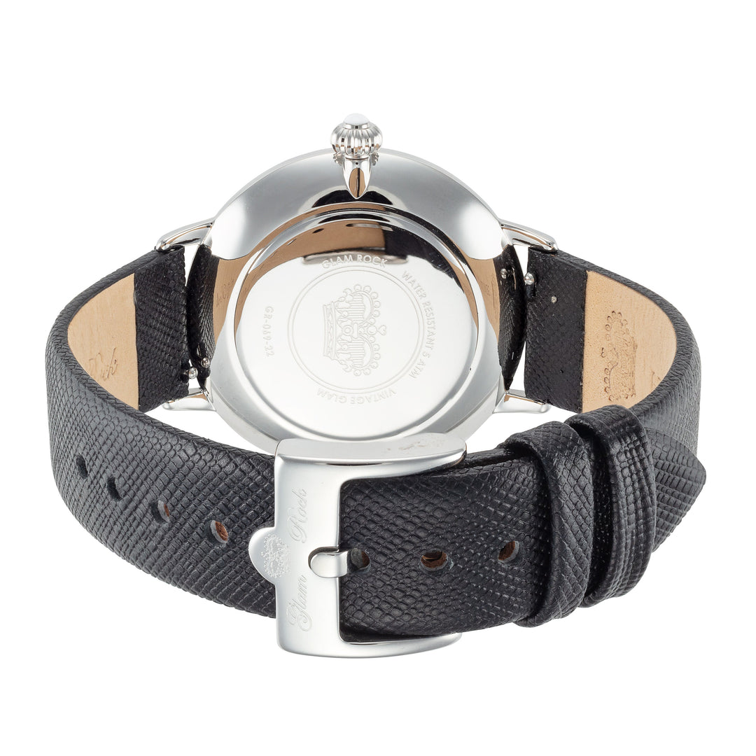 Glam Rock Women's Slim Vintage Glam 40mm Quartz Watch