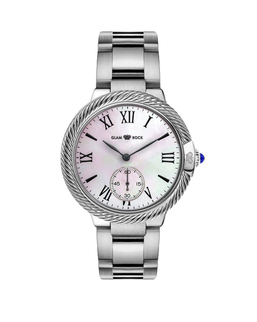 Glam Rock Women's Twisted 40mm Quartz Watch - Ruumur