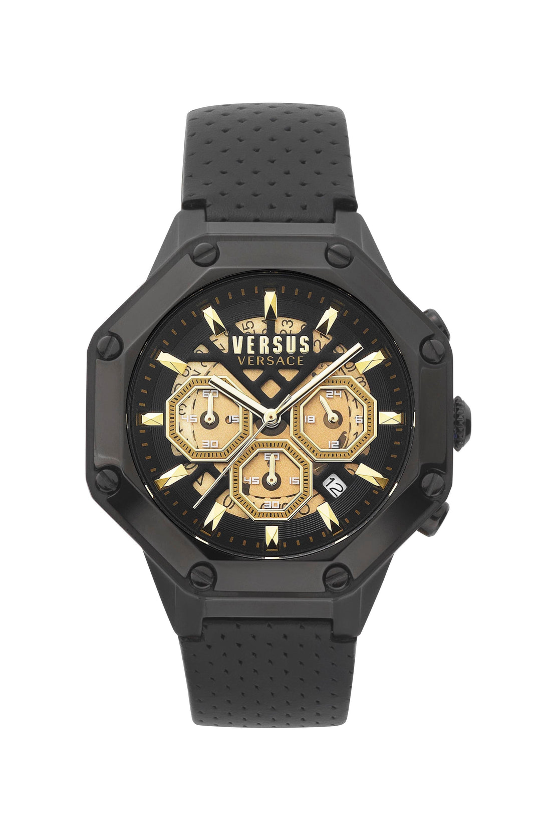 title:Versus Versace Men's VSP391220 Palestro 45mm Quartz Watch;color:Black